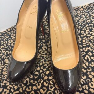 Christian Louboutin Glossy Black Heels